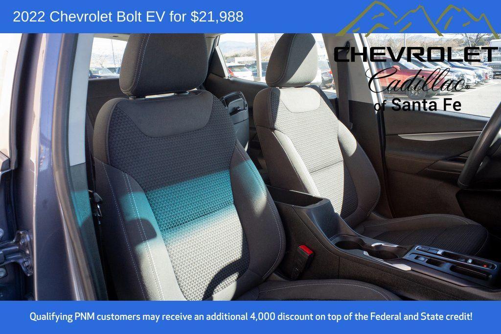 used 2022 Chevrolet Bolt EV car, priced at $21,988