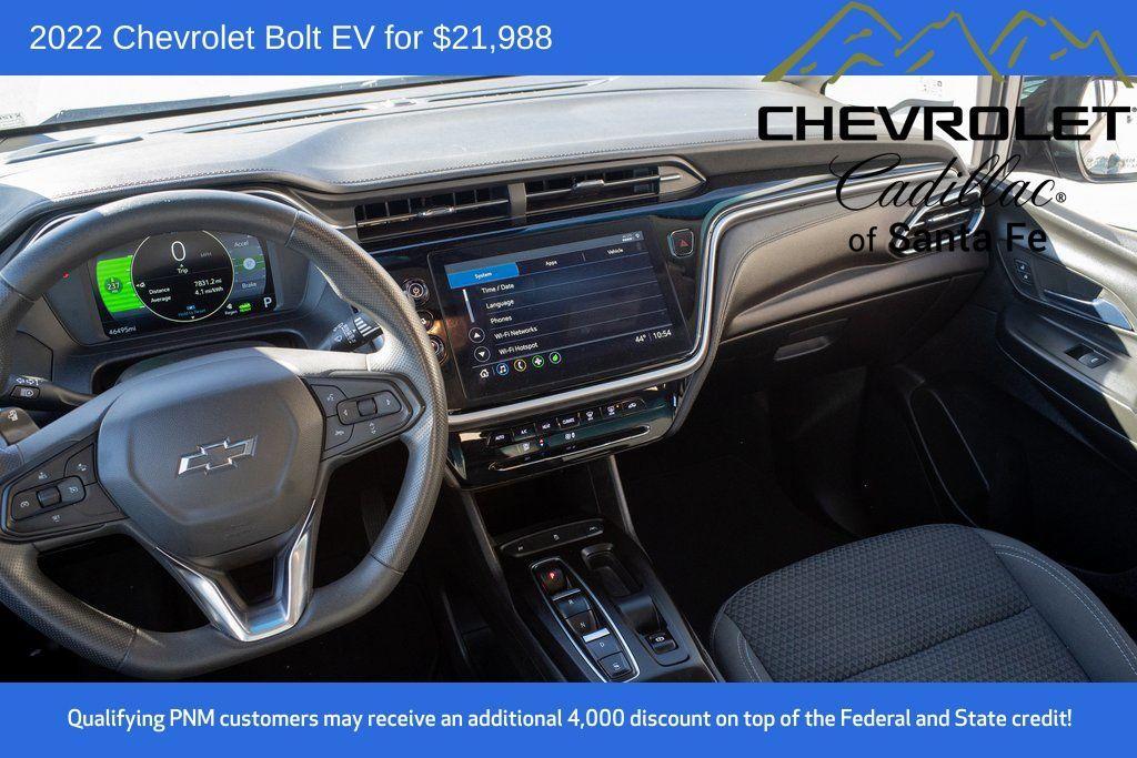 used 2022 Chevrolet Bolt EV car, priced at $21,988