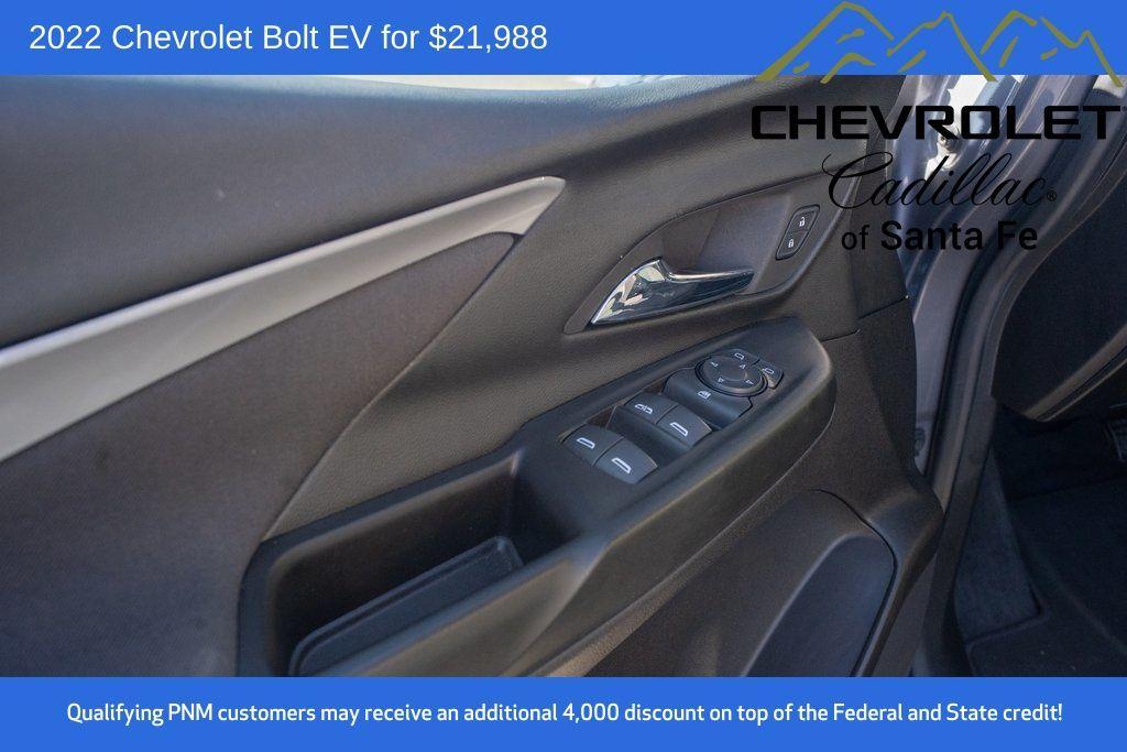 used 2022 Chevrolet Bolt EV car, priced at $21,988