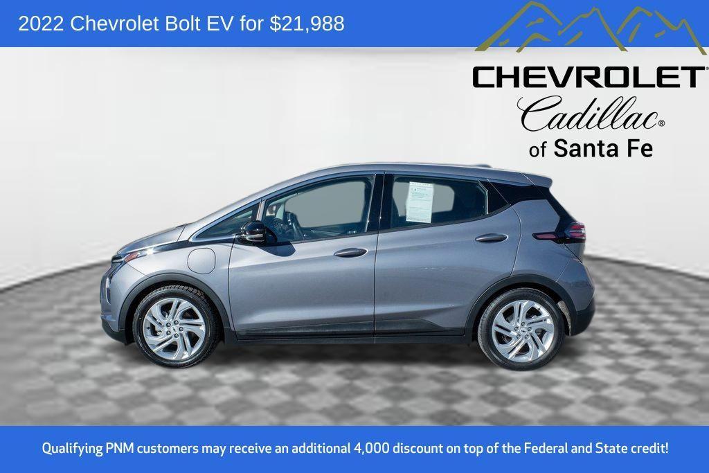 used 2022 Chevrolet Bolt EV car, priced at $21,988