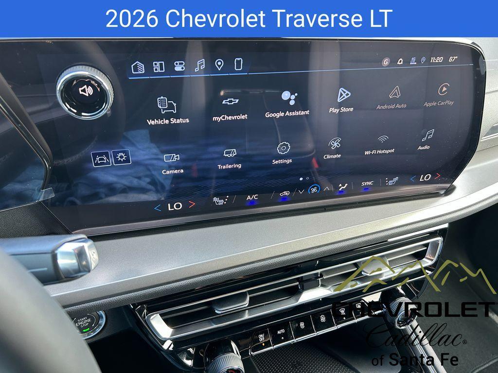 new 2026 Chevrolet Traverse car, priced at $43,914