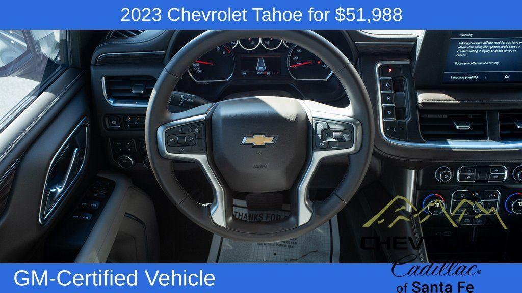 used 2023 Chevrolet Tahoe car, priced at $51,988