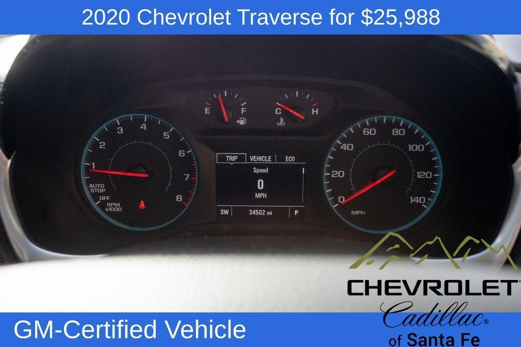 used 2020 Chevrolet Traverse car, priced at $25,988