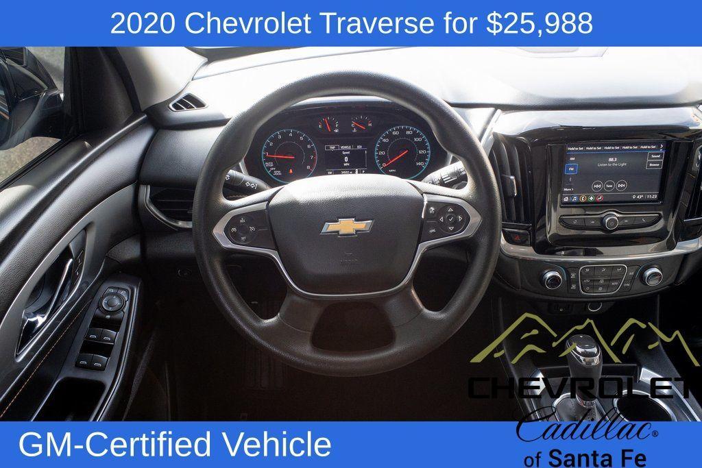 used 2020 Chevrolet Traverse car, priced at $25,988