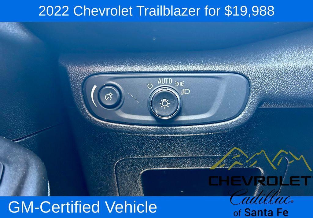used 2022 Chevrolet TrailBlazer car, priced at $19,988