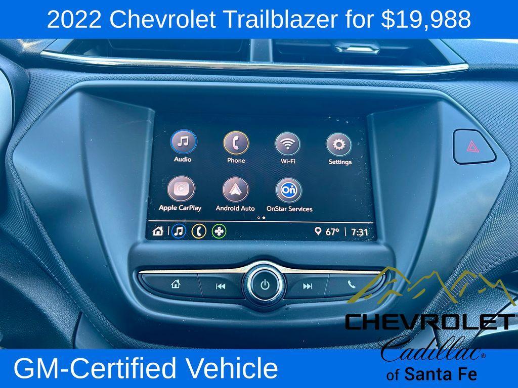 used 2022 Chevrolet TrailBlazer car, priced at $19,988