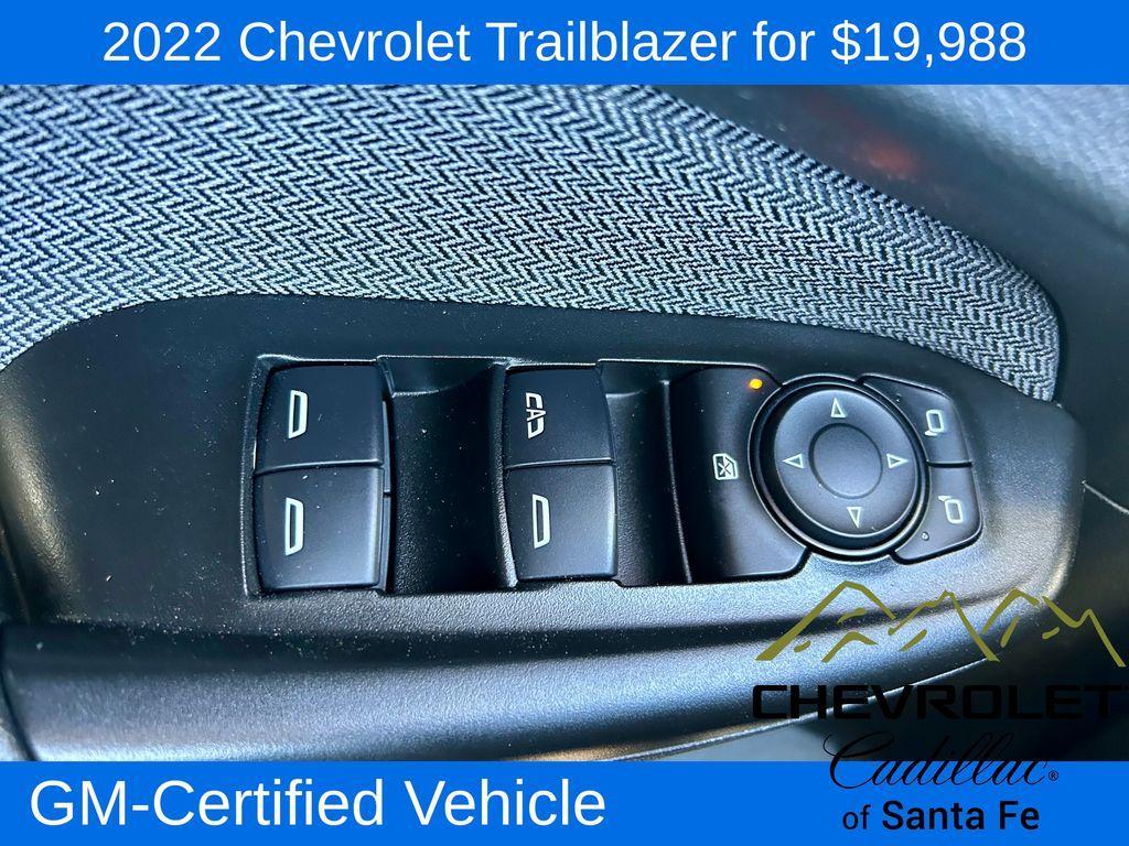 used 2022 Chevrolet TrailBlazer car, priced at $19,988