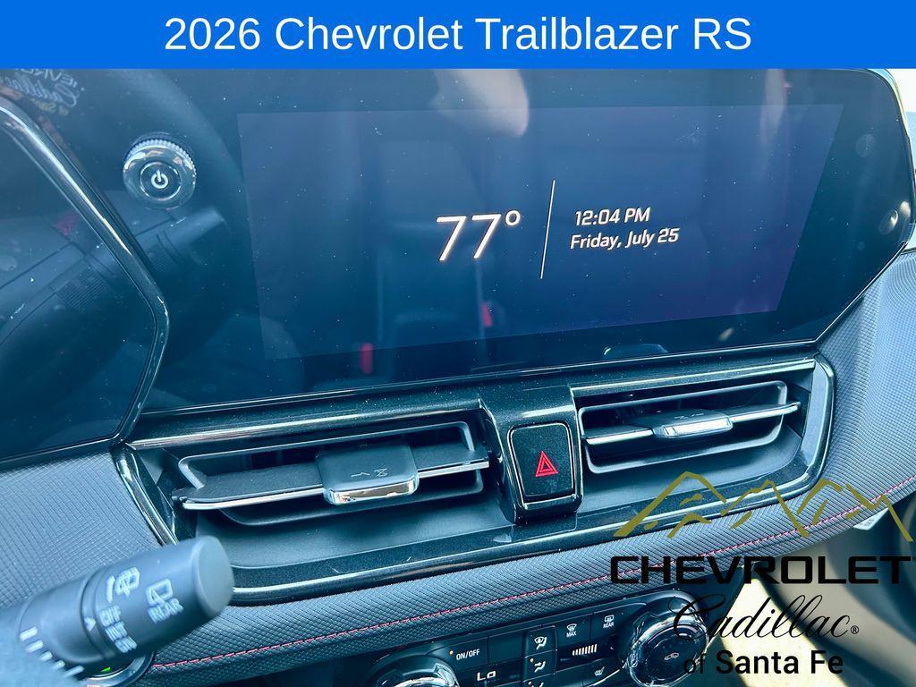 new 2026 Chevrolet TrailBlazer car, priced at $30,780
