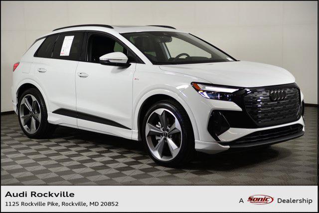 new 2025 Audi Q4 e-tron car, priced at $60,261