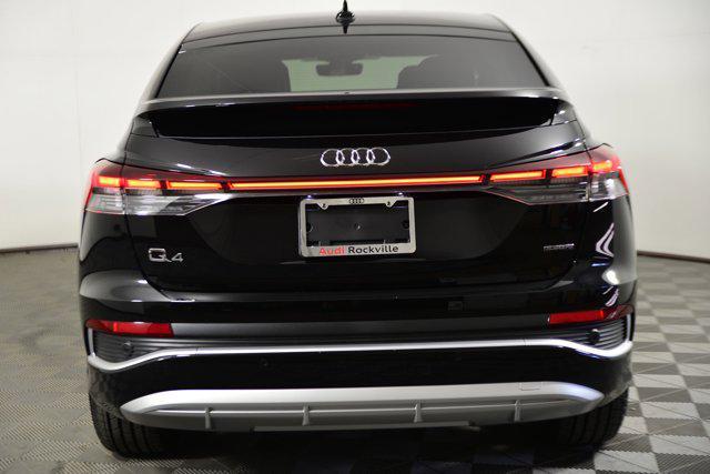 new 2025 Audi Q4 e-tron Sportback car, priced at $63,481