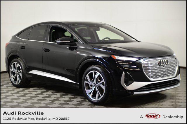 new 2025 Audi Q4 e-tron Sportback car, priced at $63,481