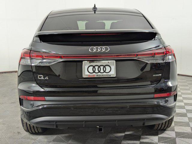 new 2025 Audi Q4 e-tron Sportback car, priced at $61,942