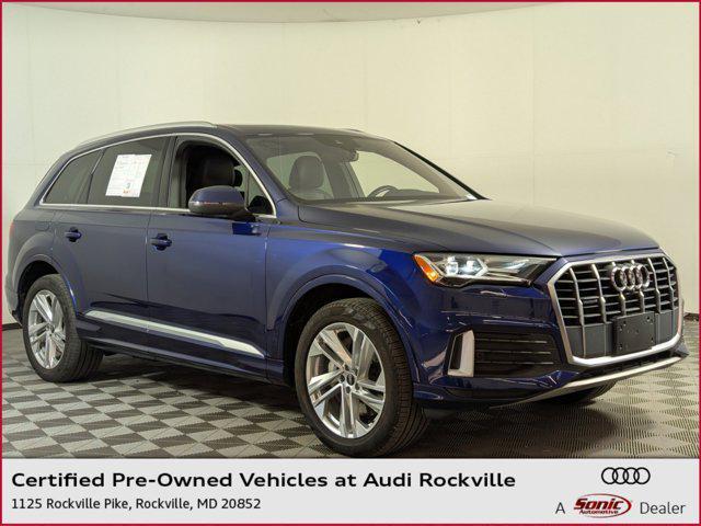 used 2021 Audi Q7 car, priced at $35,999