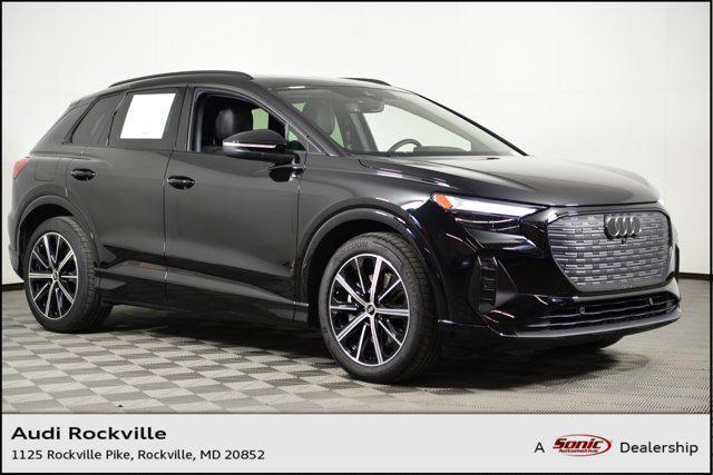 used 2025 Audi Q4 e-tron car, priced at $41,998