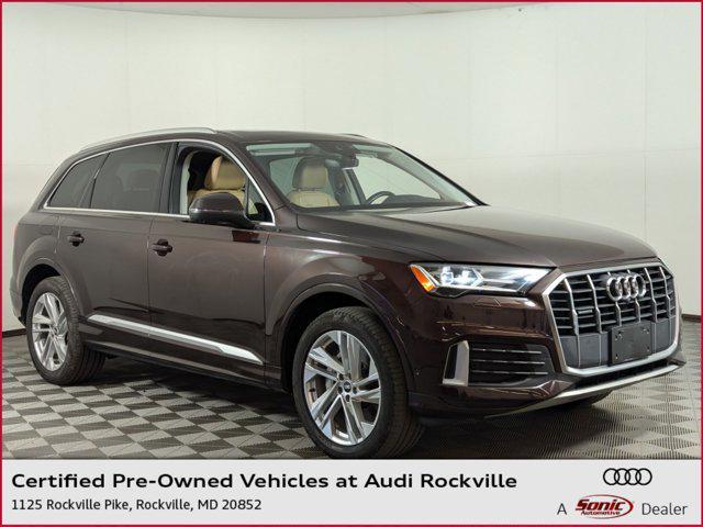 used 2021 Audi Q7 car, priced at $32,999