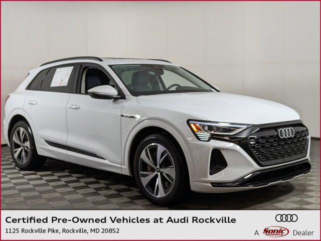 used 2024 Audi Q8 e-tron car, priced at $46,998