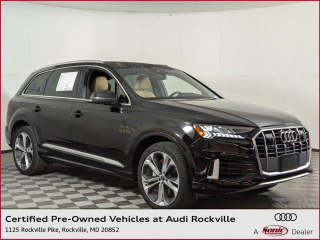 used 2021 Audi Q7 car, priced at $34,998