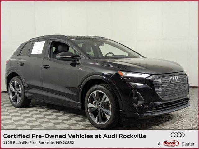 used 2024 Audi Q4 e-tron car, priced at $38,597