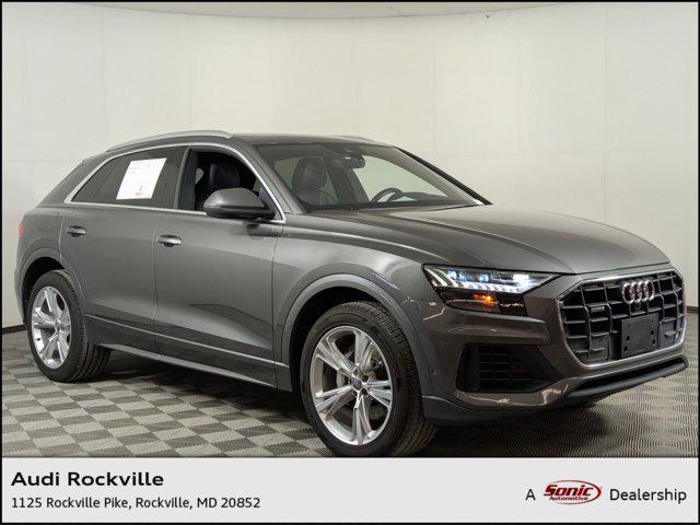 used 2020 Audi Q8 car, priced at $34,999