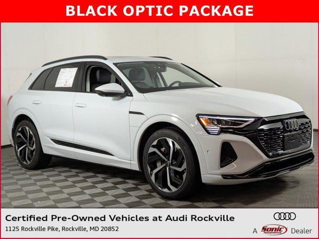 used 2024 Audi Q8 e-tron car, priced at $47,997