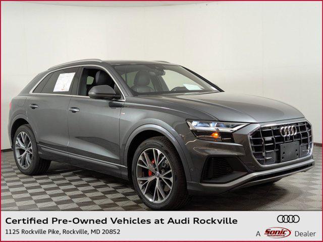 used 2021 Audi Q8 car, priced at $47,999