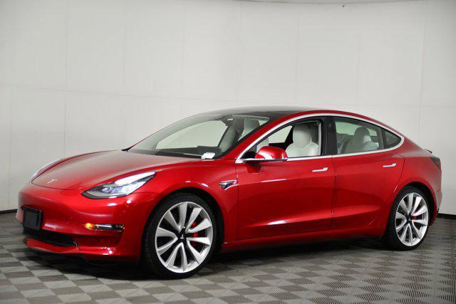 used 2018 Tesla Model 3 car, priced at $23,999