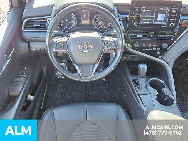 used 2021 Toyota Camry car, priced at $18,420