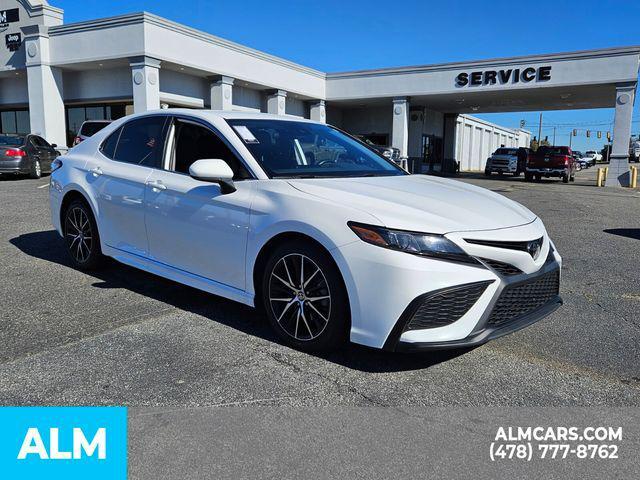 used 2021 Toyota Camry car, priced at $18,420