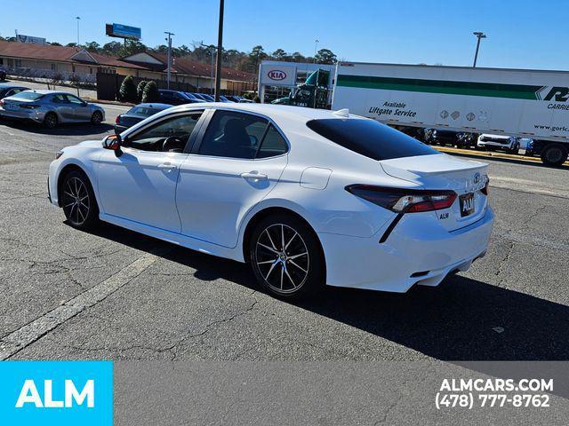 used 2021 Toyota Camry car, priced at $18,420