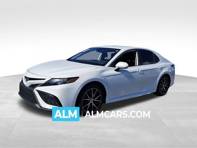 used 2021 Toyota Camry car, priced at $18,420