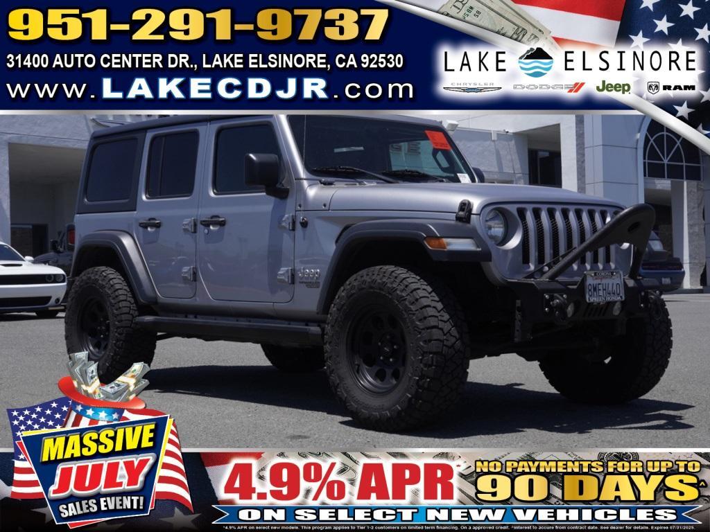 used 2019 Jeep Wrangler Unlimited car, priced at $25,131
