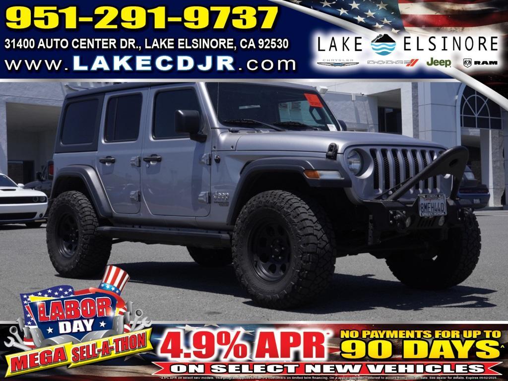 used 2019 Jeep Wrangler Unlimited car, priced at $23,533