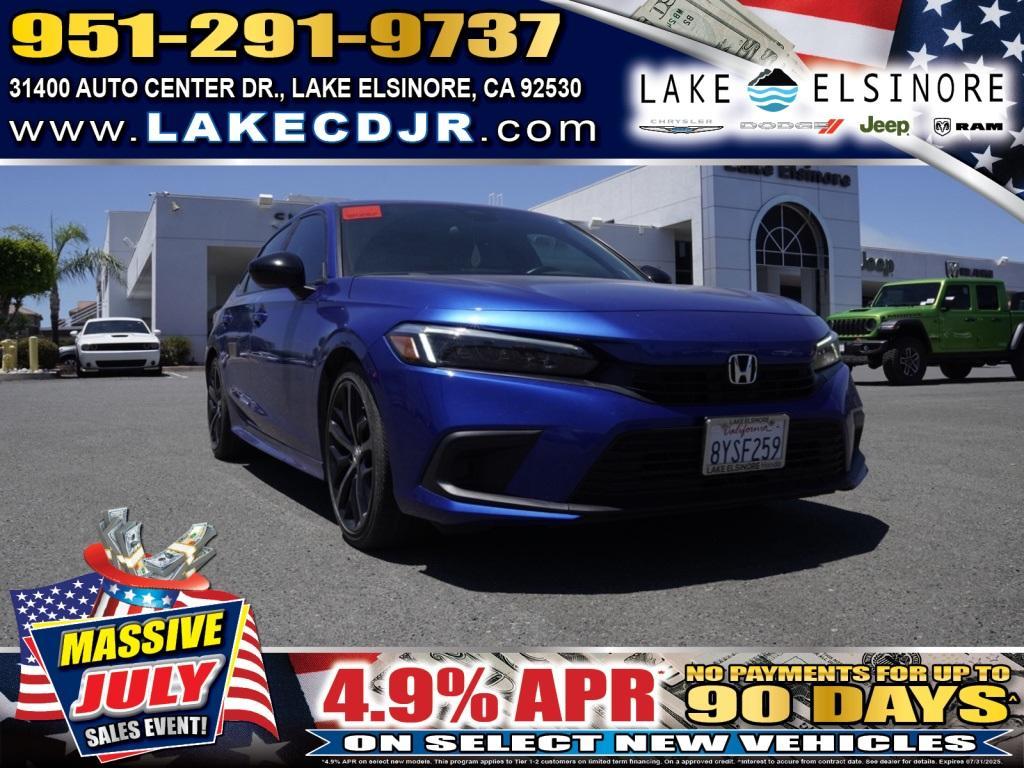 used 2022 Honda Civic car, priced at $22,099