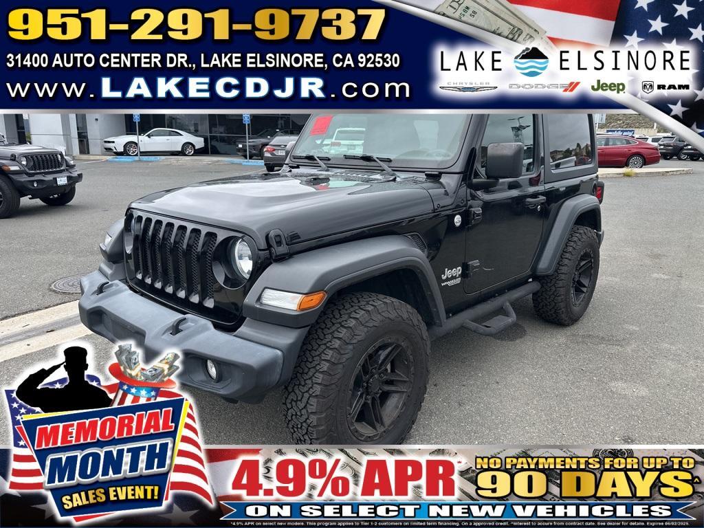 used 2021 Jeep Wrangler car, priced at $27,799