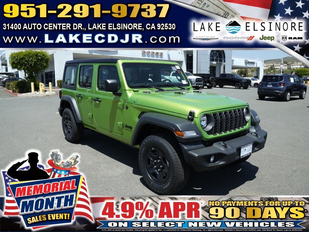 new 2025 Jeep Wrangler car, priced at $33,427