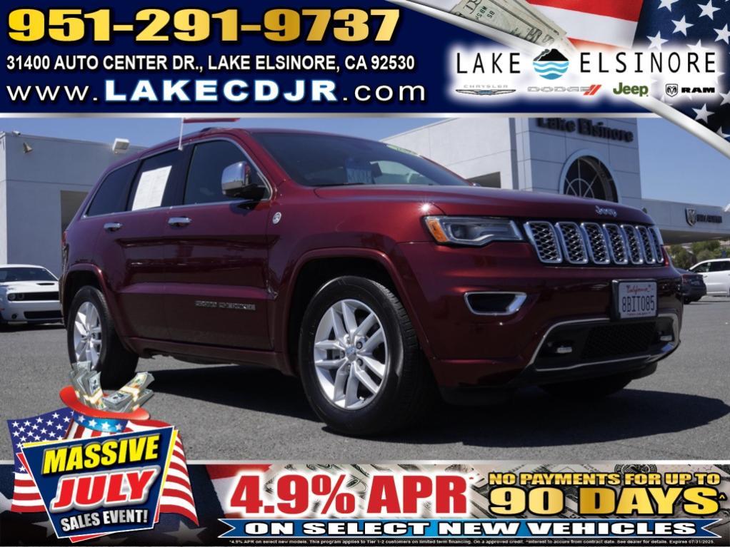 used 2017 Jeep Grand Cherokee car, priced at $20,584
