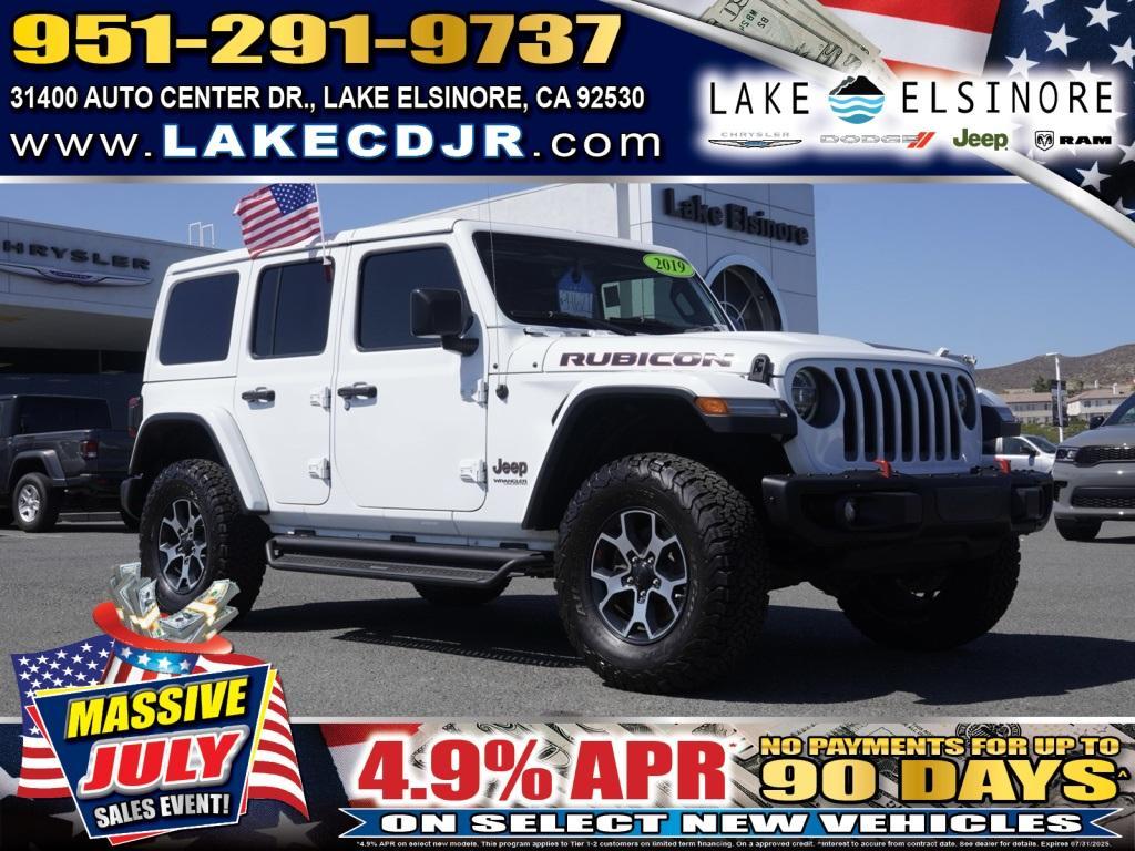 used 2019 Jeep Wrangler Unlimited car, priced at $30,165