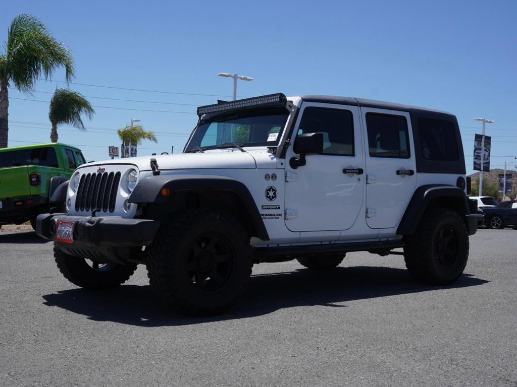 used 2017 Jeep Wrangler Unlimited car, priced at $24,572