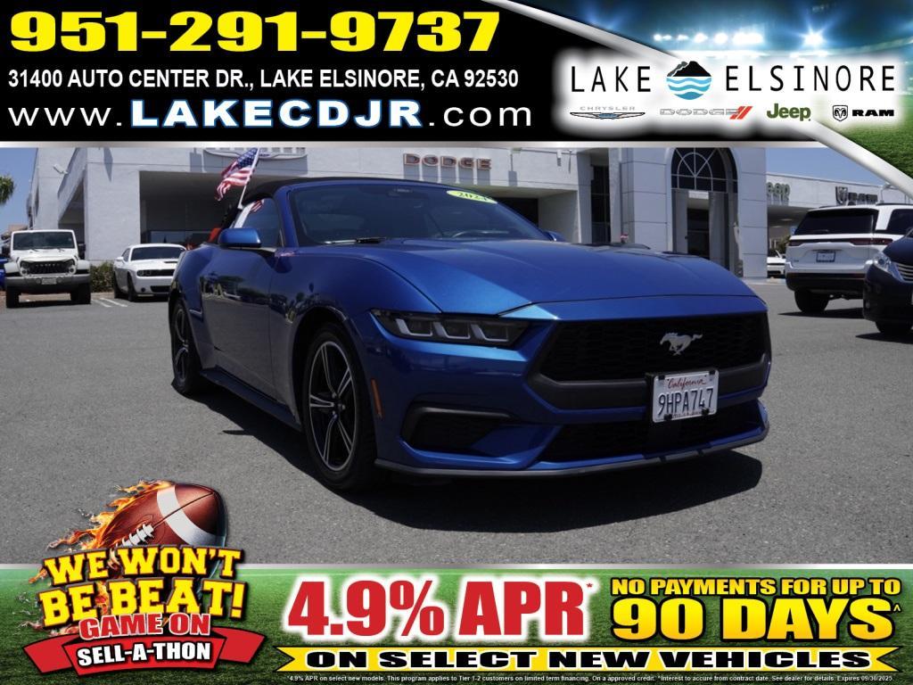 used 2024 Ford Mustang car, priced at $29,092