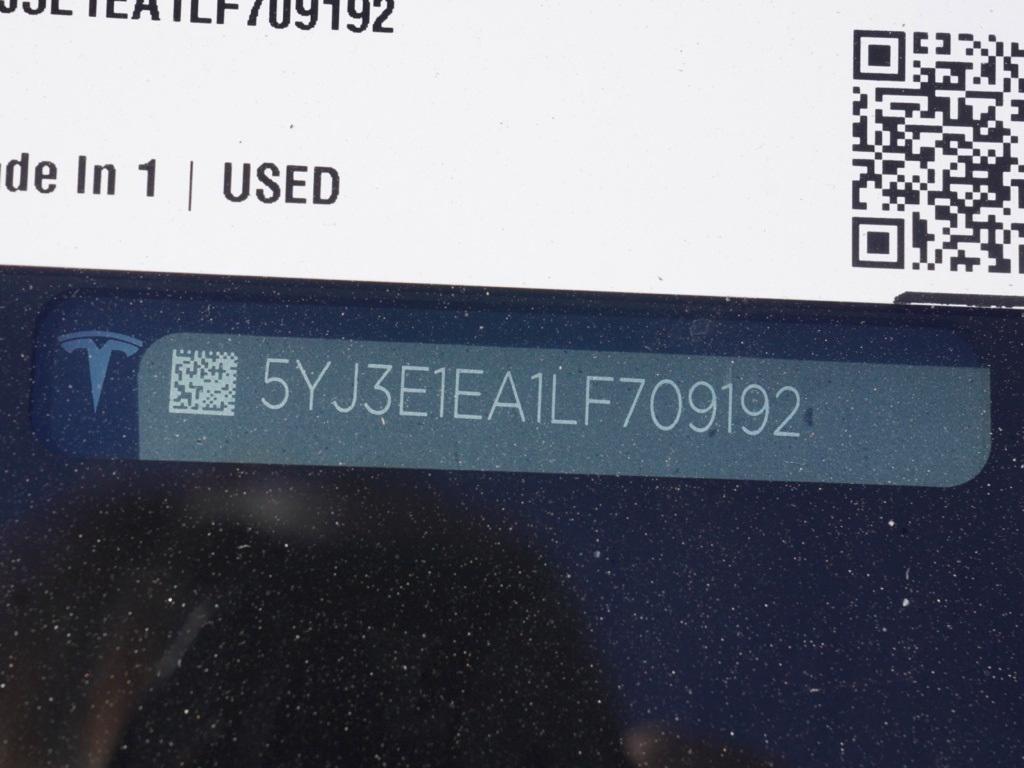 used 2020 Tesla Model 3 car, priced at $19,495