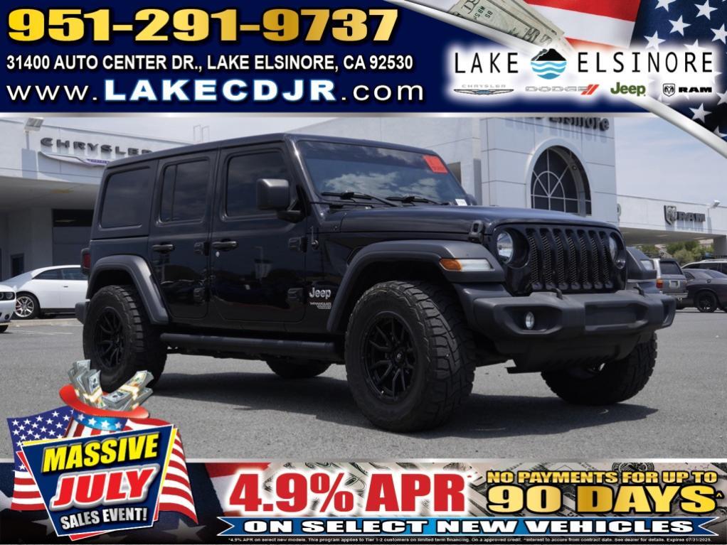 used 2020 Jeep Wrangler Unlimited car, priced at $25,971