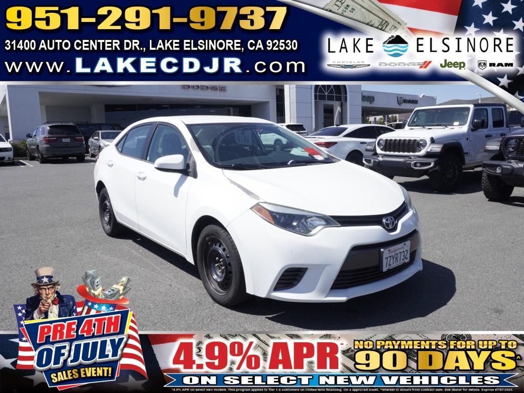 used 2015 Toyota Corolla car, priced at $11,995