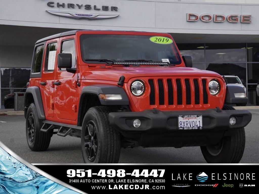 used 2019 Jeep Wrangler Unlimited car, priced at $22,457