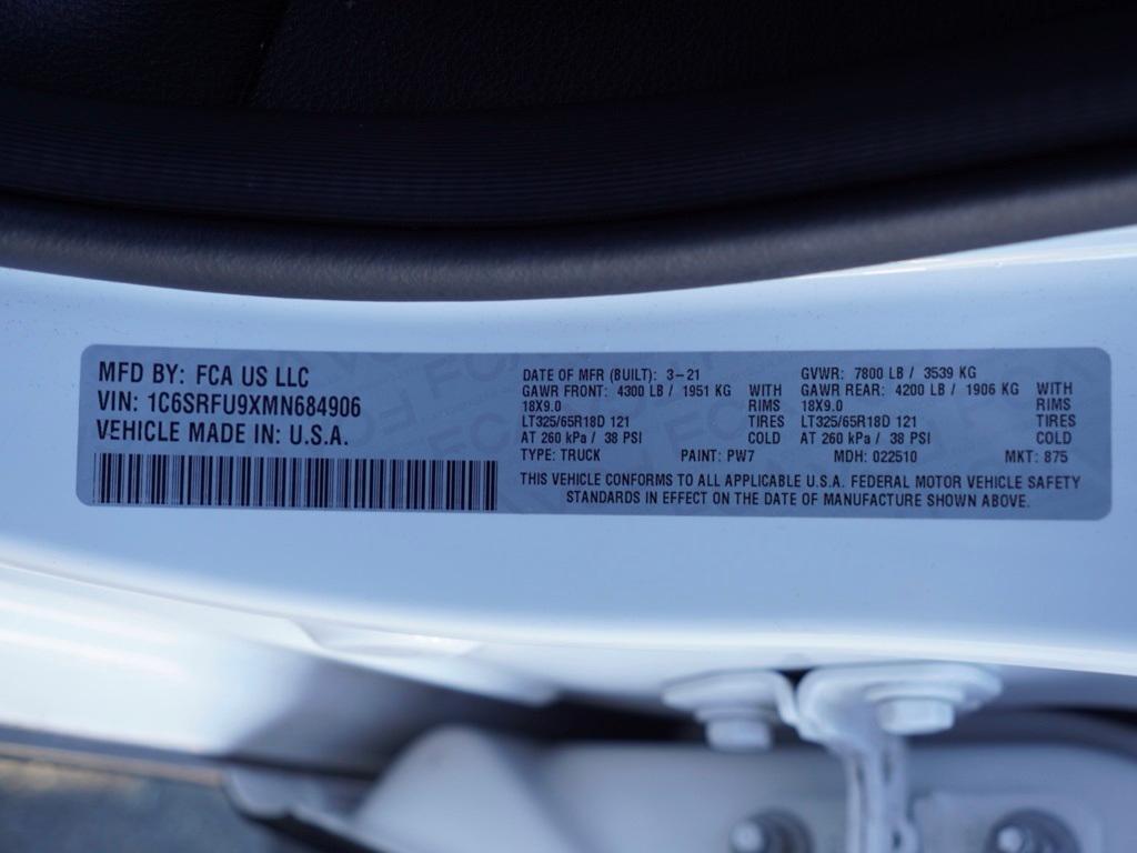 used 2021 Ram 1500 car, priced at $65,940