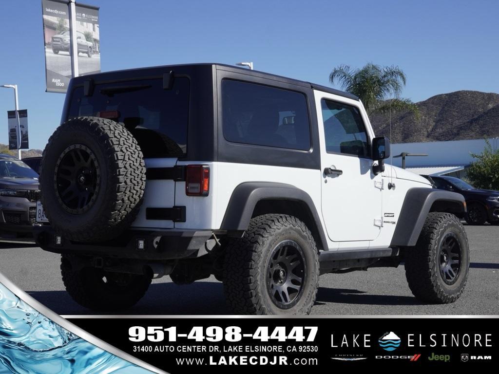 used 2018 Jeep Wrangler JK car, priced at $25,449