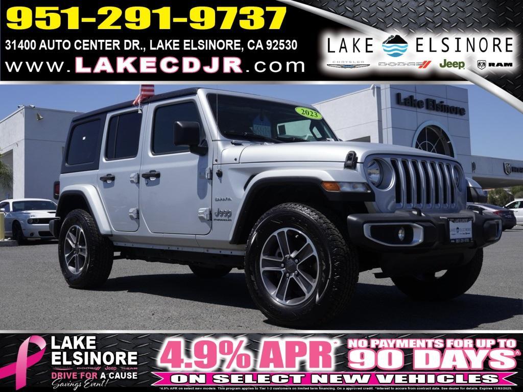 used 2023 Jeep Wrangler car, priced at $28,036