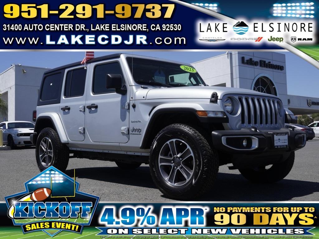 used 2023 Jeep Wrangler car, priced at $29,455