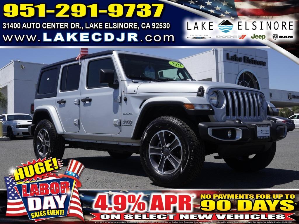 used 2023 Jeep Wrangler car, priced at $31,897