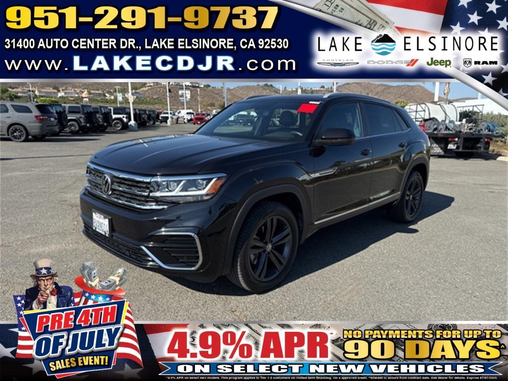 used 2021 Volkswagen Atlas Cross Sport car, priced at $27,995