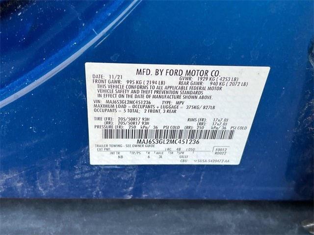 used 2021 Ford EcoSport car, priced at $17,575